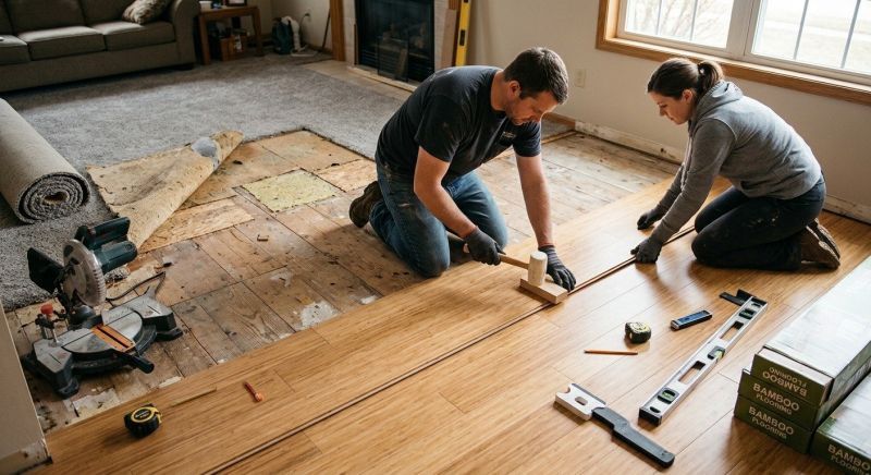 Bamboo Flooring Installation in Encinitas, CA