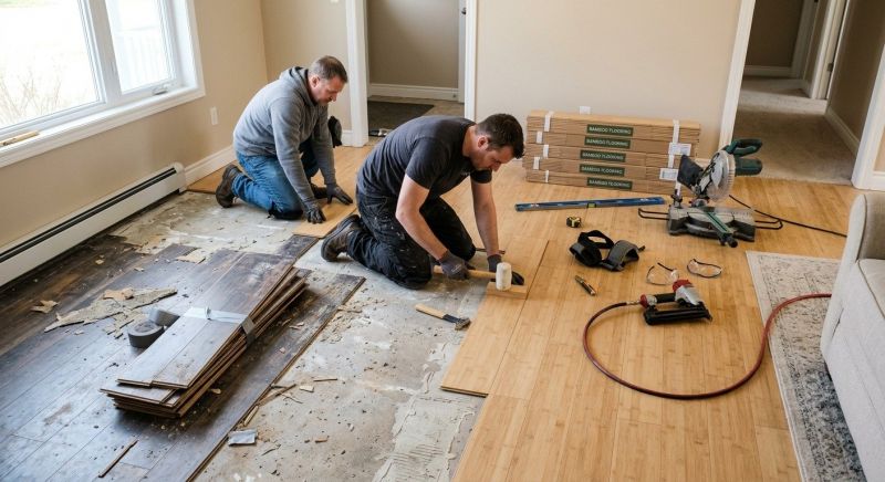 Bamboo Flooring Installation in Encinitas, CA