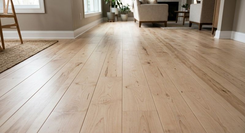 Birch Floor Installation in Encinitas, CA