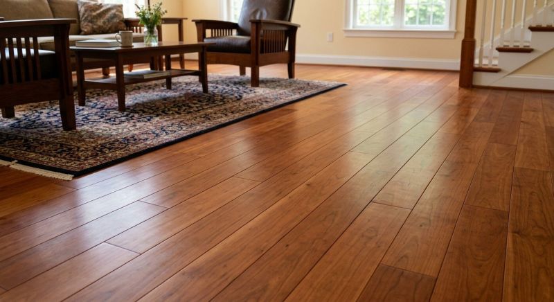 Cherry Floor Installation in Carlsbad, CA