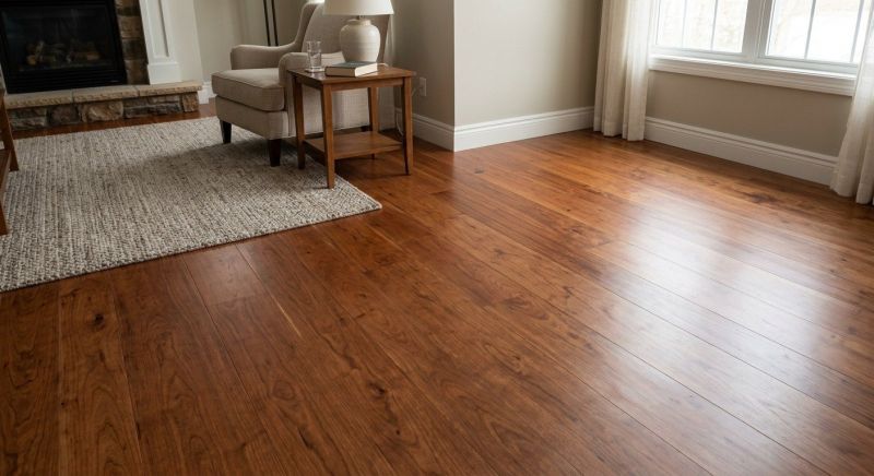 Cherry Floor Installation in Ramona, CA