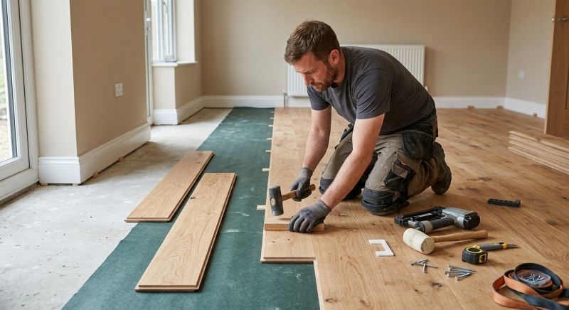 Finished Floor Installation in Encinitas, CA