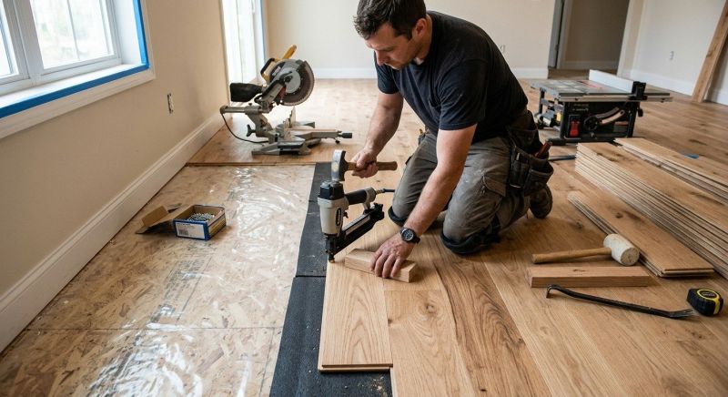 Finished Floor Installation in Encinitas, CA
