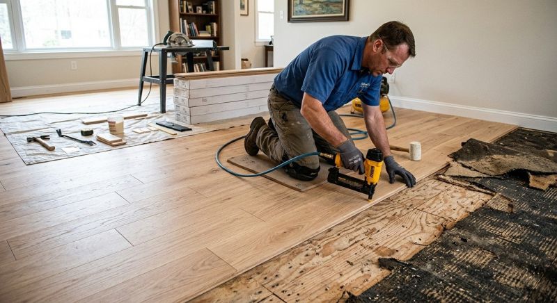 Hardwood Floor Installation in Escondido, CA