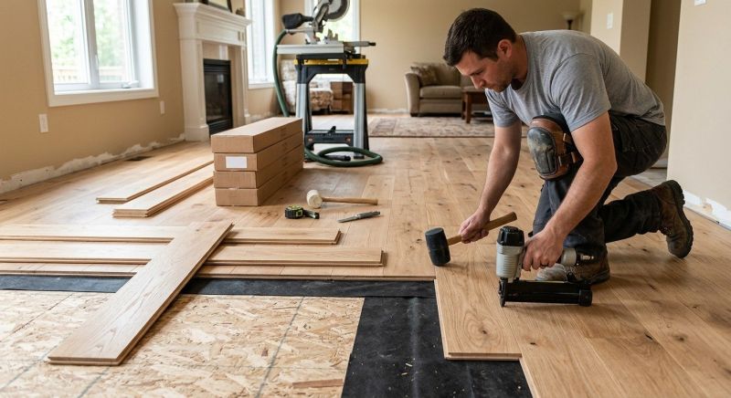 Hardwood Floor Installation in Fallbrook, CA