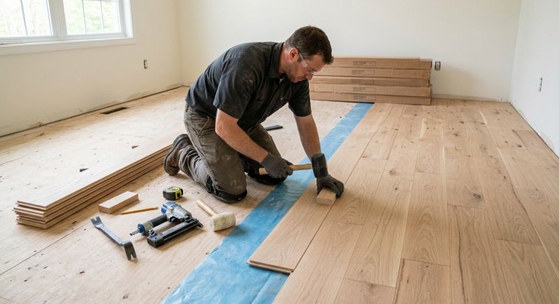 Hardwood Floor Installation in Poway, CA