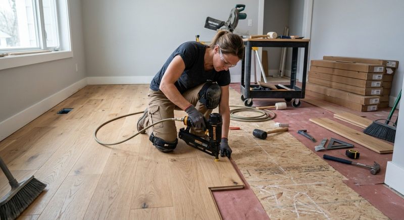 Hardwood Floor Installation in San Marcos, CA