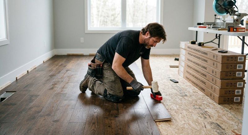 Hardwood Floor Installation in Vista, CA