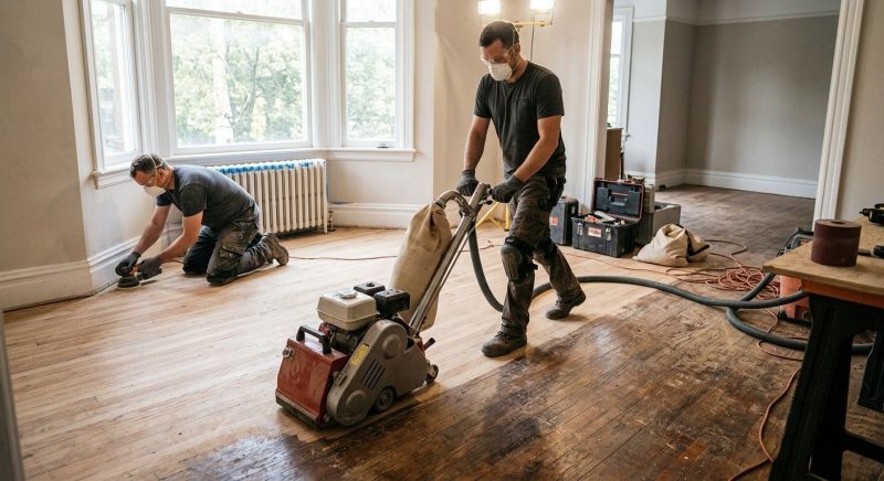 Hardwood Floor Renovation in Encinitas, CA