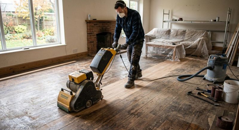Hardwood Floor Renovation in Encinitas, CA