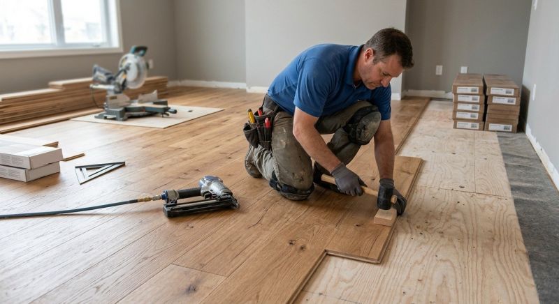 Maple Flooring Installation in Carlsbad, CA