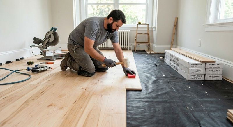 Maple Flooring Installation in Solana Beach, CA