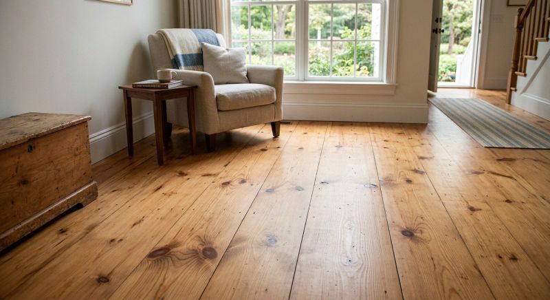 Pine Floor Installation in Encinitas, CA