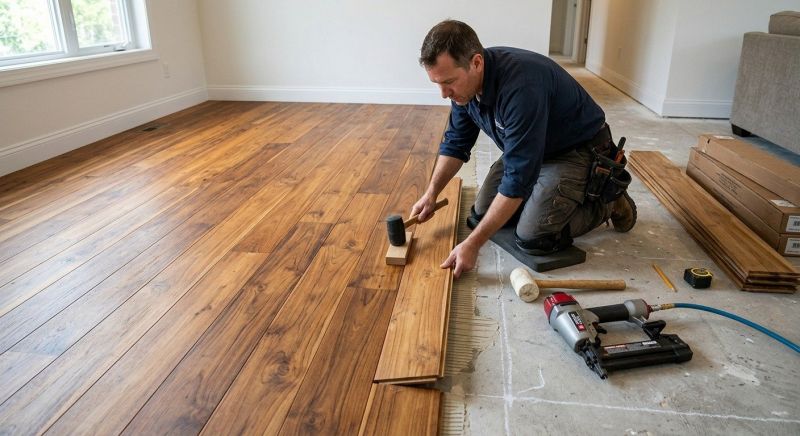 Teak Flooring Installation in Encinitas, CA