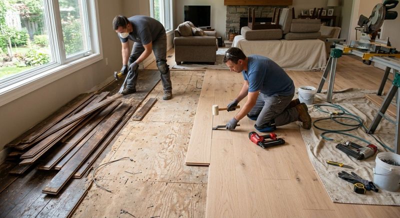 Wood Floor Replacement in La Jolla, CA