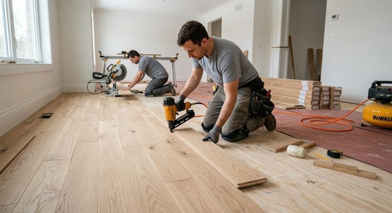 Wood Floor Replacement in Poway, CA