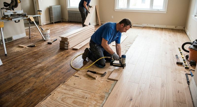Wood Floor Replacement in Santee, CA