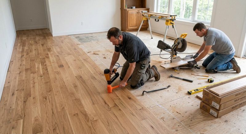 Wood Floor Replacement in Valley Center, CA